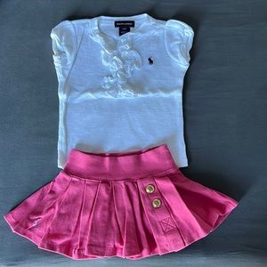 Raloh Lauren - girl - 2Y - skirt and top